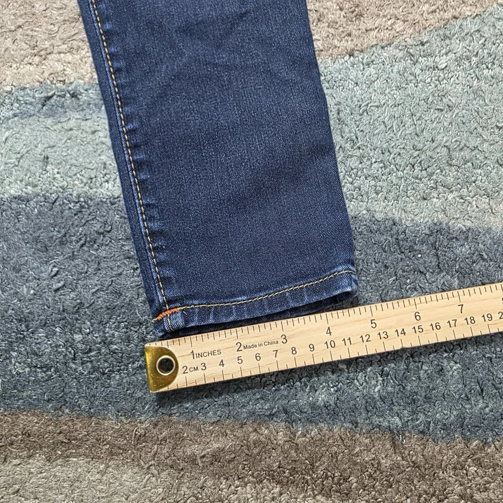 True Religion Curvy Skinny Jeans Womens 26 Dark Wash Made USA